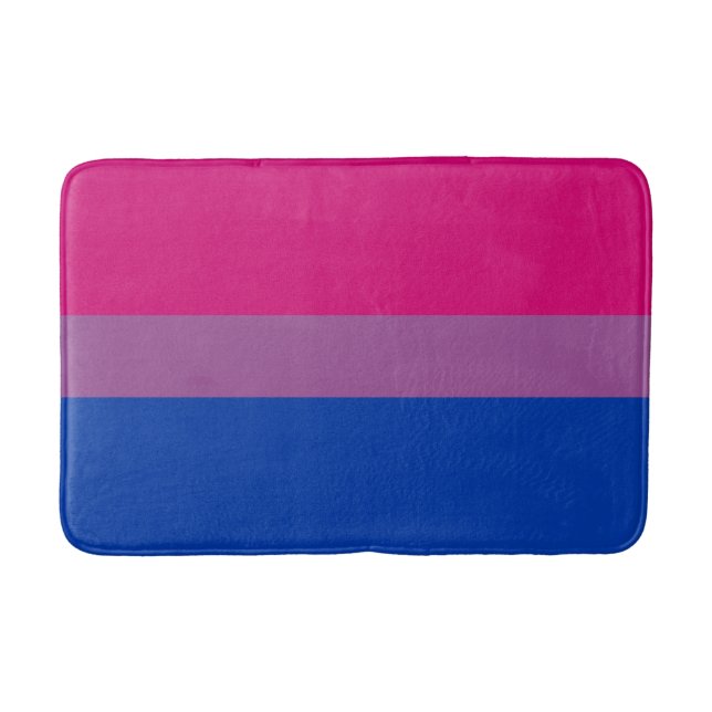 Bisexueller Stolz (Bi-Flagge) Badematte (Vorderseite)