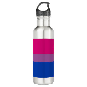 Bisexueller Stolz (Bi-Flagge) Edelstahlflasche