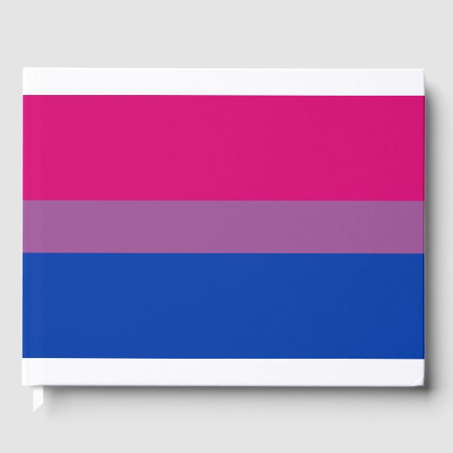 Bisexueller Stolz (Bi-Flagge) Gästebuch (Vorderseite)
