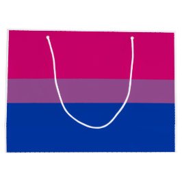 Bisexueller Stolz (Bi-Flagge) Große Geschenktüte