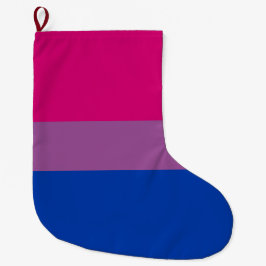 Bisexueller Stolz (Bi-Flagge) Großer Weihnachtsstrumpf