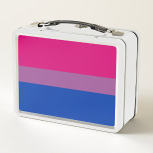 Bisexueller Stolz (Bi-Flagge) Metall Brotdose