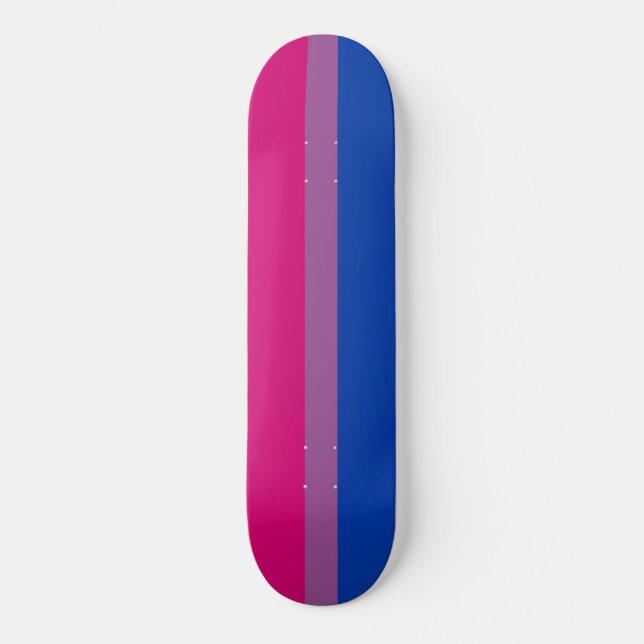 Bisexueller Stolz (Bi-Flagge) Skateboard (Vorderseite)