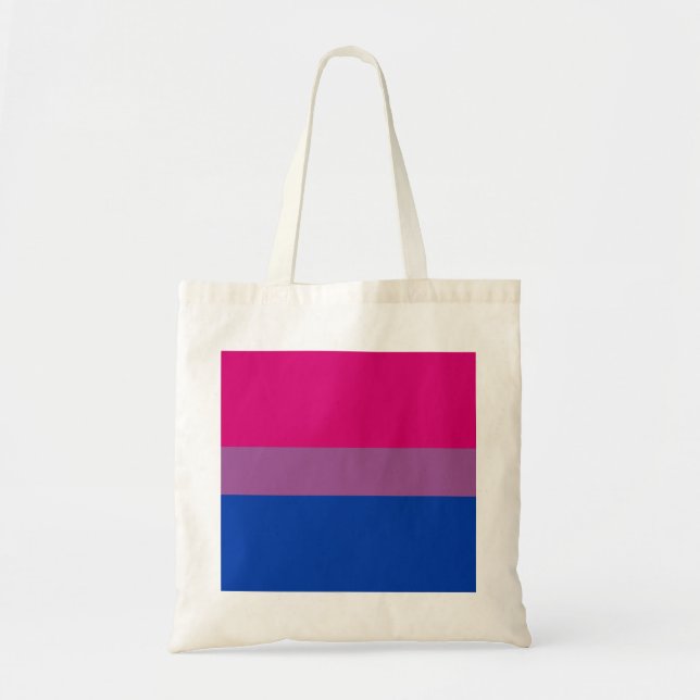 Bisexueller Stolz (Bi-Flagge) Tragetasche (Vorne)