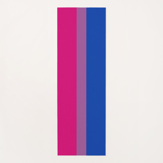 Bisexueller Stolz (Bi-Flagge) Yogamatte (Vorderseite)
