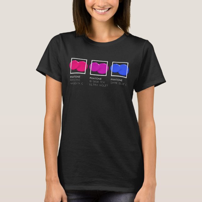Bisexueller Stolz, Bi Pride Geschenk für Männer Fr T-Shirt (Vorderseite)