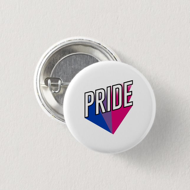 Bisexueller Stolz Button (Vorne & Hinten)