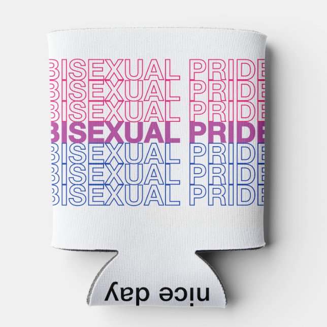 Bisexueller Stolz Dosenkühler (Rückseite)