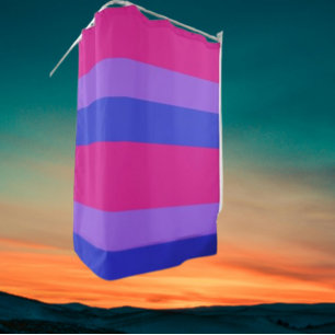 Bisexueller Stolz Duschvorhang: Bold und Hell Duschvorhang