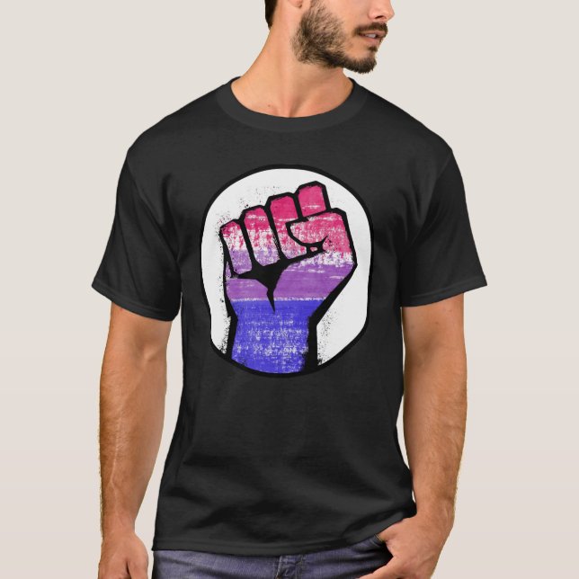 Bisexueller Stolz FaustT - Shirt (Vorderseite)