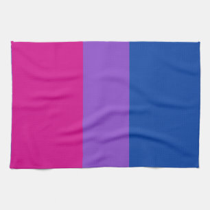 Bisexueller Stolz, fette Streifen, LGBTQ-PRIDE Geschirrtuch