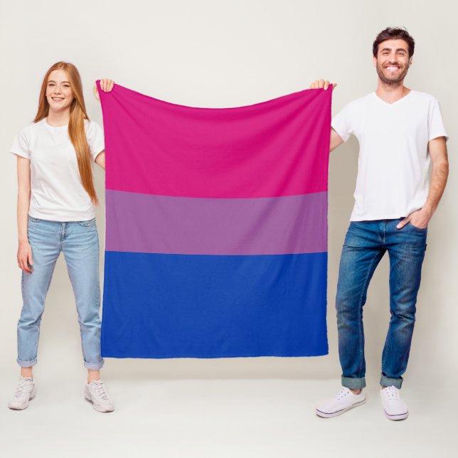 Bisexueller Stolz Fleecedecke (Beispiel)