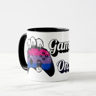 Bisexueller Stolz Game On Tiger Pfoten Controller  Tasse