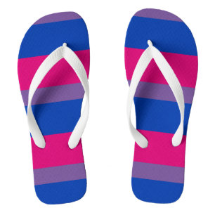 BISEXUELLER STOLZ-GESTREIFTES HORIZONTALES - 2014 FLIP FLOPS