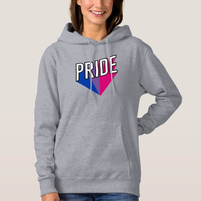 Bisexueller Stolz Hoodie (Vorderseite)