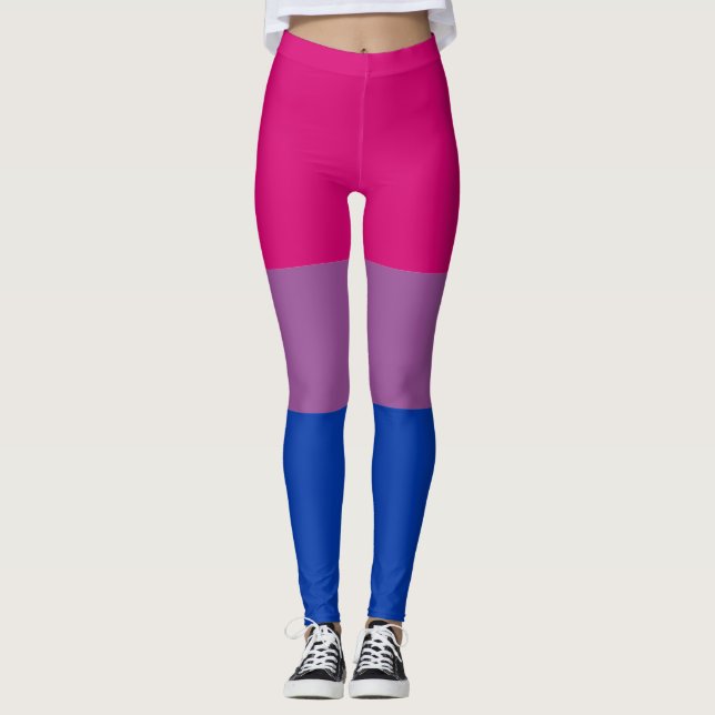 Bisexueller Stolz Leggings (Vorderseite)