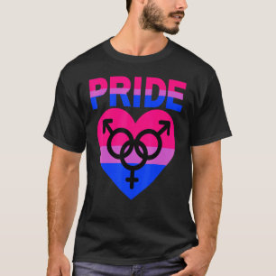 Bisexueller Stolz Lgbtqia Liebe Unterstützung Bi M T-Shirt
