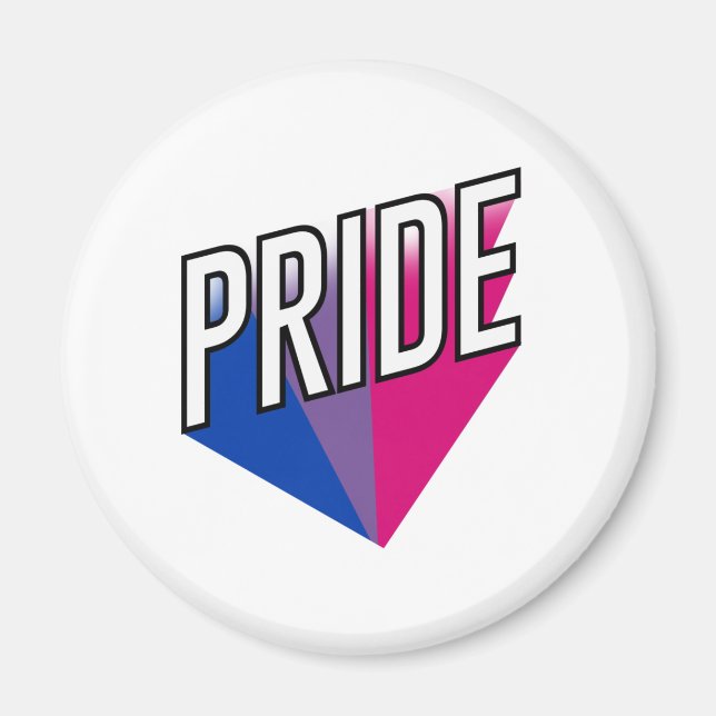 Bisexueller Stolz Magnet (Vorne)