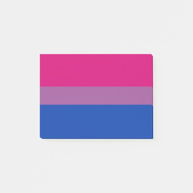 Bisexueller Stolz Post-it Klebezettel (Vorderseite)