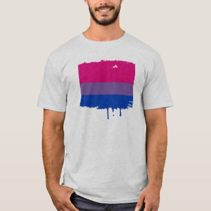 BISEXUELLER STOLZ STREIFEN DESIGN T-Shirt