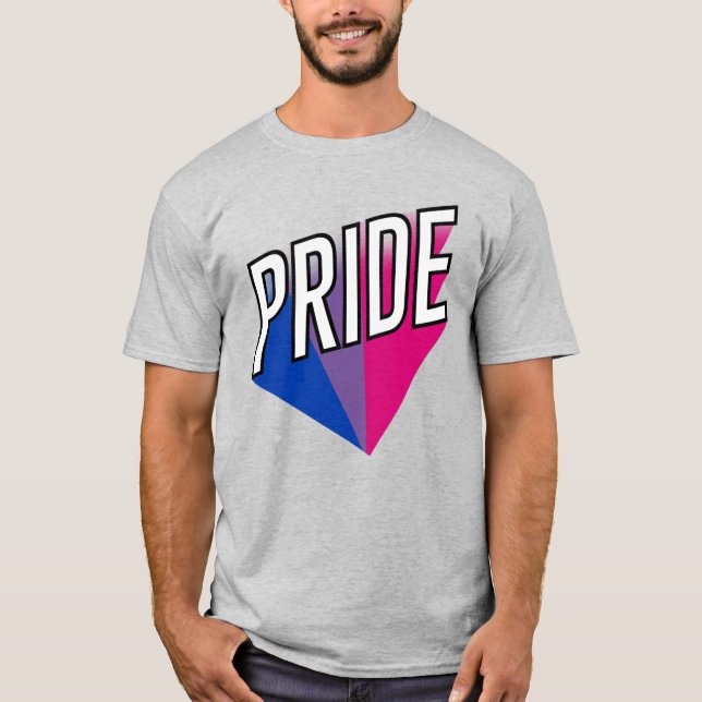 Bisexueller Stolz T-Shirt (Vorderseite)
