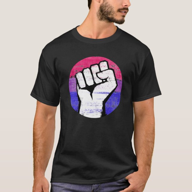 Bisexueller Stolz T-Shirt (Vorderseite)