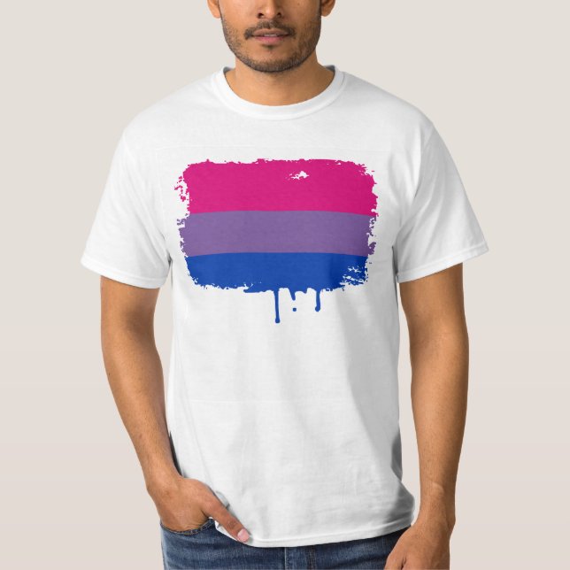 Bisexueller Stolz T-Shirt (Vorderseite)