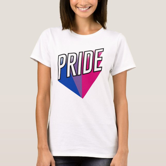 Bisexueller Stolz T-Shirt (Vorderseite)