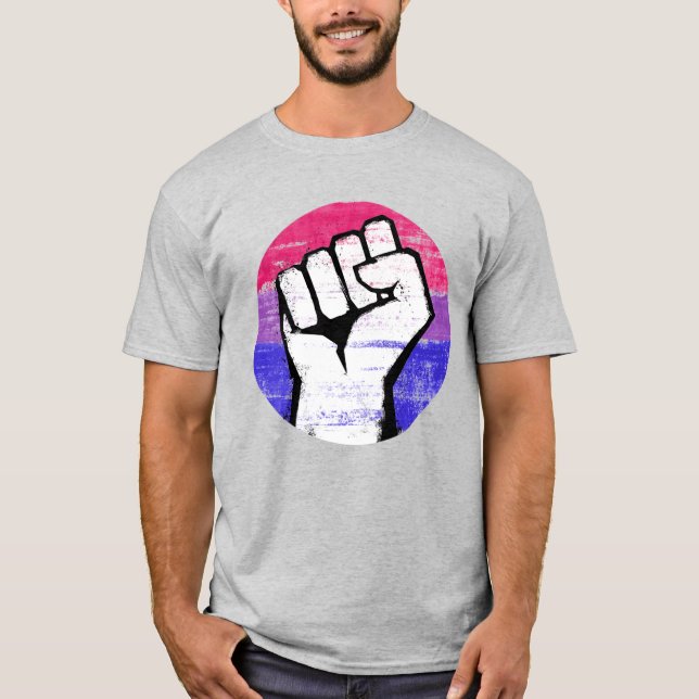 Bisexueller Stolz T-Shirt (Vorderseite)