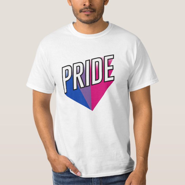 Bisexueller Stolz T-Shirt (Vorderseite)