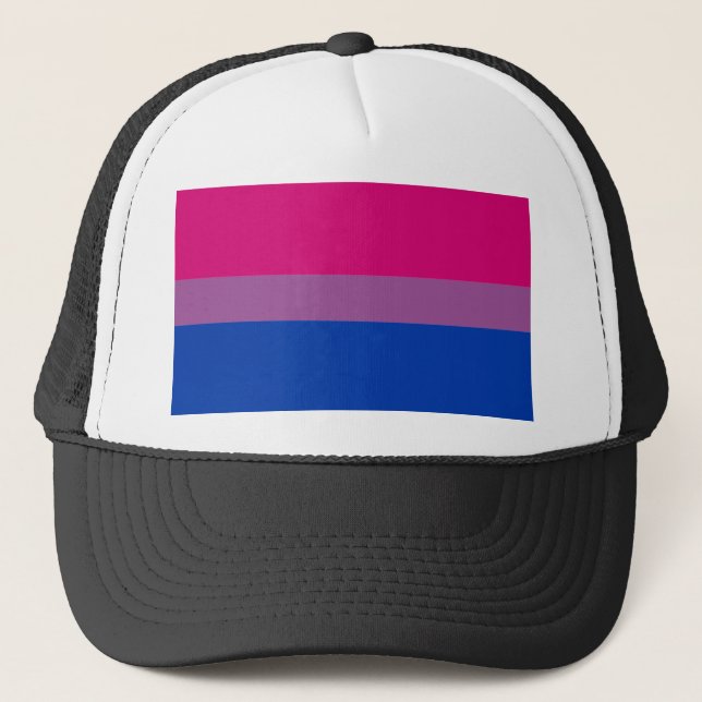 Bisexueller Stolz Truckerkappe (Vorderseite)