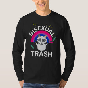 Bisexueller Waschbär Regenbogen Schwul Bi Stolz Ze T-Shirt