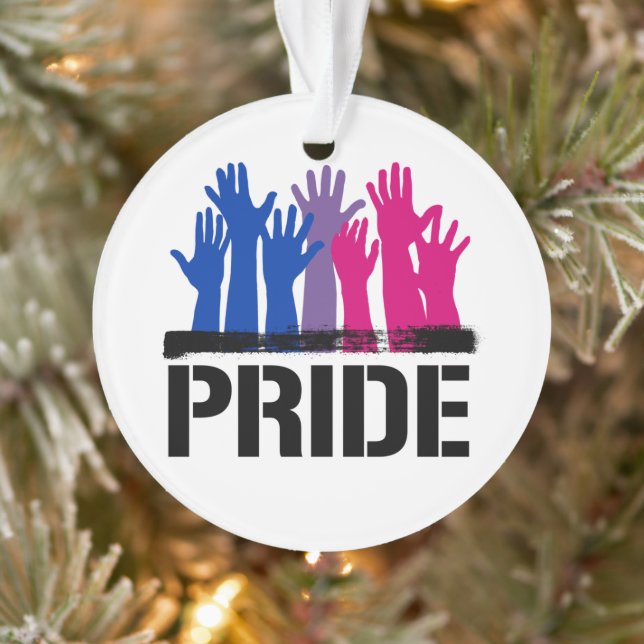 Bisexueller Zusammen-Stolz Ornament (Baum)