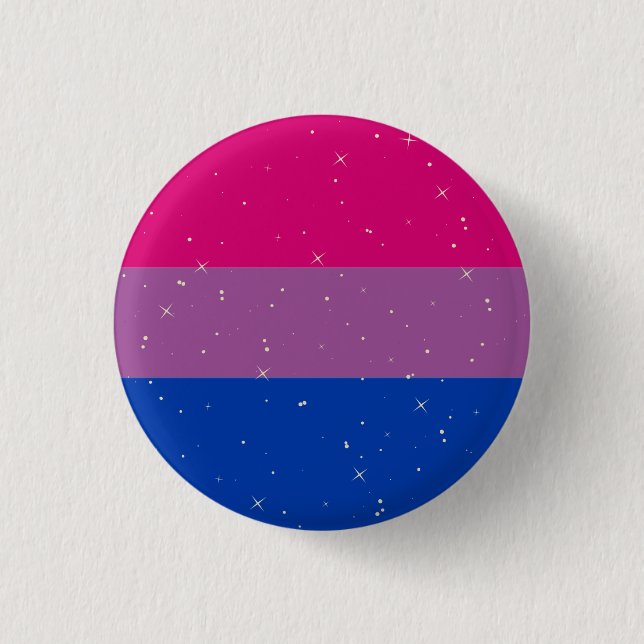 Bisexuelles Abzeichen Button (Vorderseite)