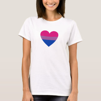 Bisexuelles Herz T-Shirt
