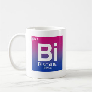 Bisexuelles Periodisches Tabellenelement Kaffeetasse
