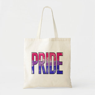 Bisexuelles Stolz-Wort Tragetasche
