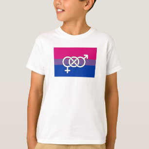 Bisexuelles Stolzsymbol Flagge T-Shirt
