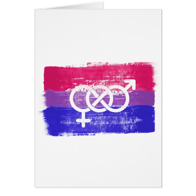 BISEXUELLES SYMBOL-FLAG (Vorne)