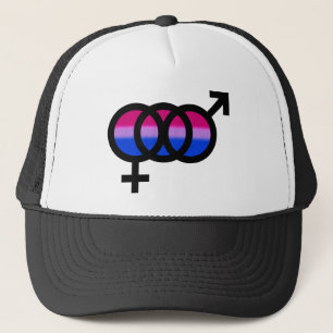 Bisexuelles Symbol Truckerkappe