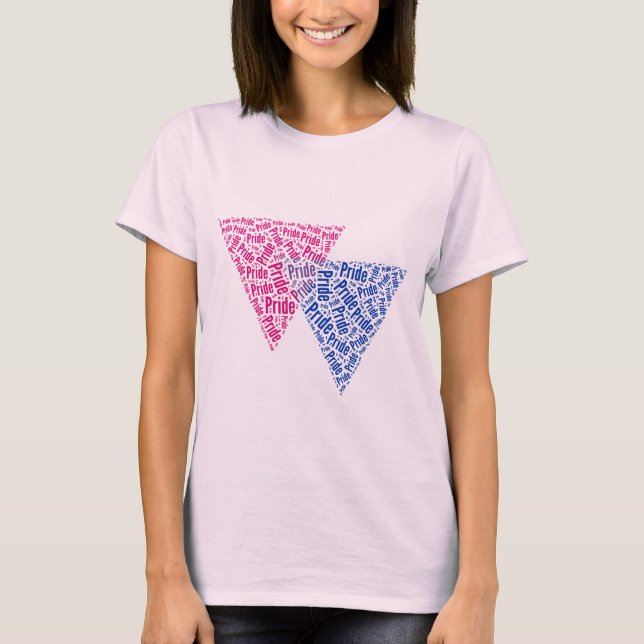 BISEXUELLES WORTPATTER T-Shirt (Vorderseite)