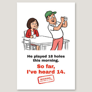 Bisher habe ich 14 gehört: Lustiges Golf-Tee-Tuch Geschirrtuch