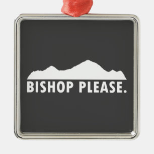 Bishop Bitte Ornament Aus Metall