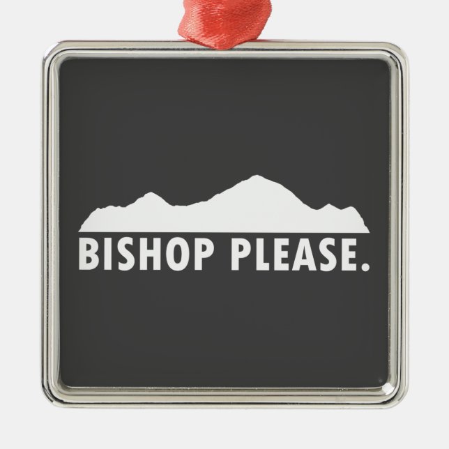 Bishop Bitte Ornament Aus Metall (Vorne)