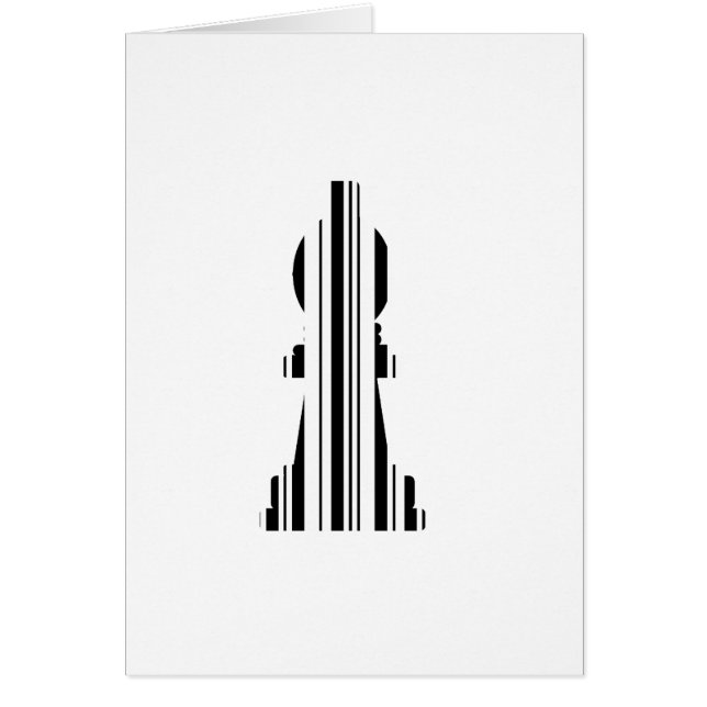BISHOP CHESS PIECE BAR CODE Bishops Barcode (Vorne)
