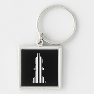 BISHOP CHESS PIECE BAR CODE Bishops Barcode Schlüsselanhänger