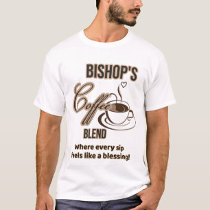 Bishop Coffee White T Shirt