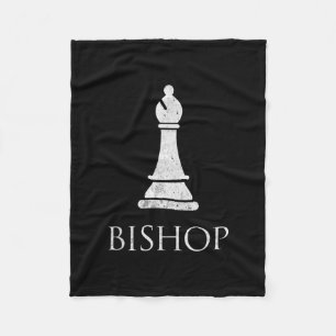 Bishop Schach Piece Spiel Matching Simple Hallowee Fleecedecke
