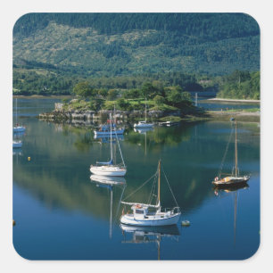 Bishops Bay, Loch Leven, Ballachullish, Quadratischer Aufkleber