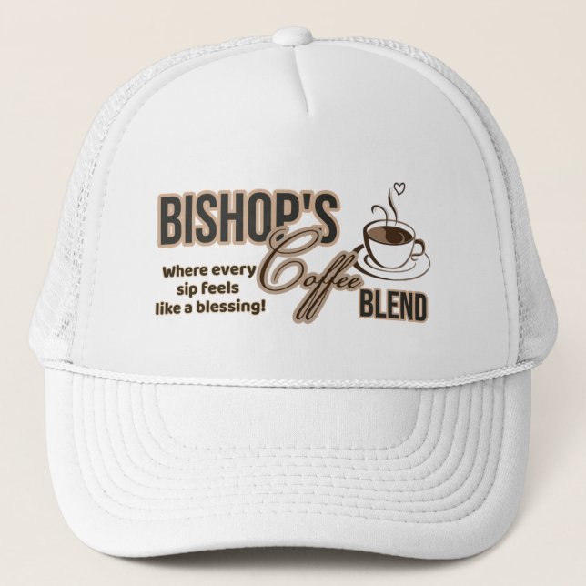Bishops Kaffeemischung Truckerkappe (Vorderseite)